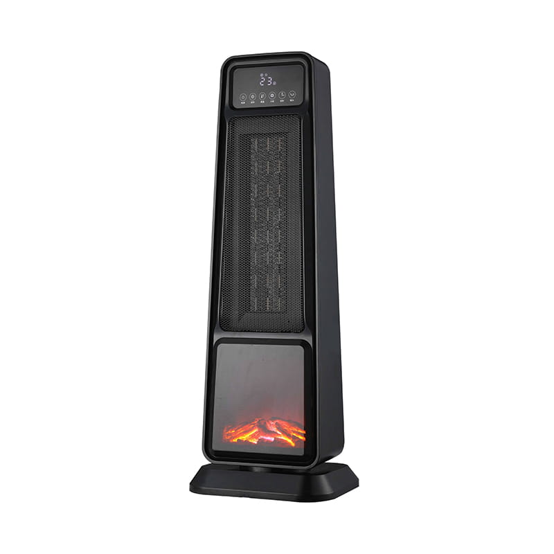 Calentador de torre eléctrica de chimenea digital de 2200 vatios de alta potencia