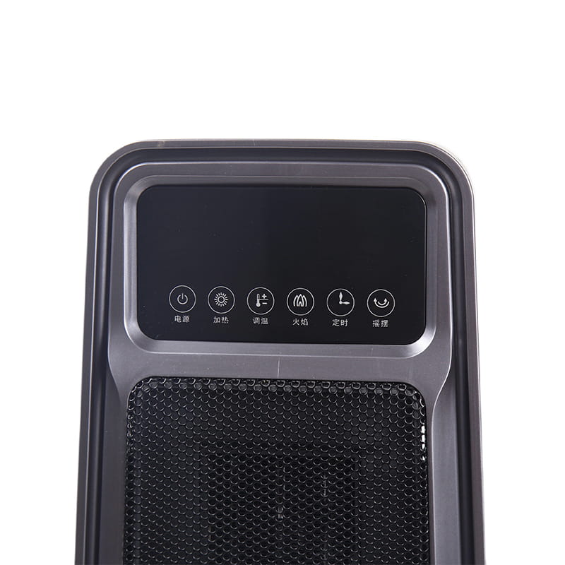 Calentador de torre eléctrica de chimenea digital de 2200 vatios de alta potencia Calentador de torre eléctrica de chimenea digital de 2200 vatios de alta potencia